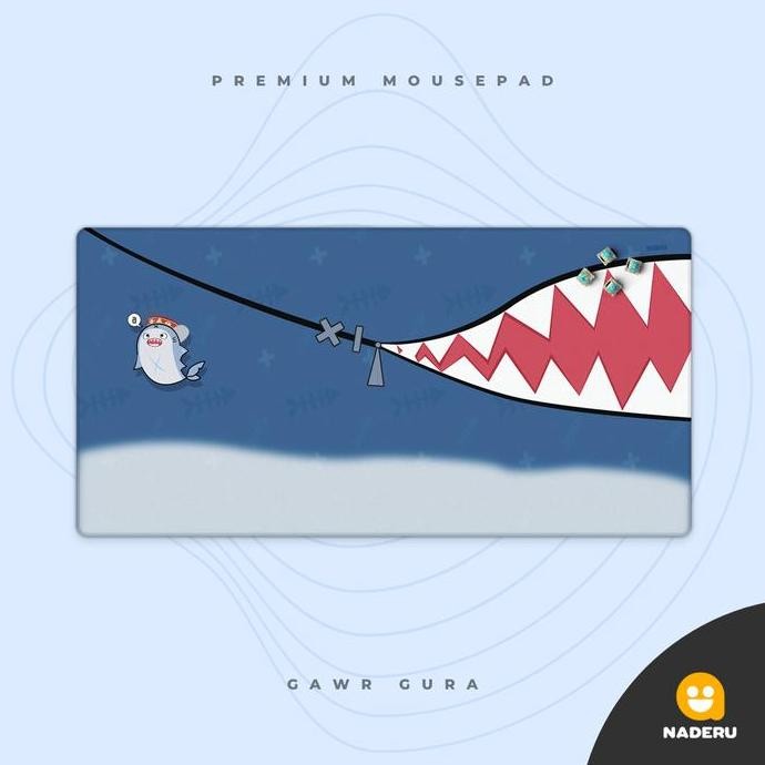 Deskmat / Mousepad Hololive EN - Gawr Gura