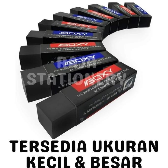 

BOXY ERASER PENGHAPUS BOXY KECIL BESAR EP-60BX EP-100BX HITAM [BOX]