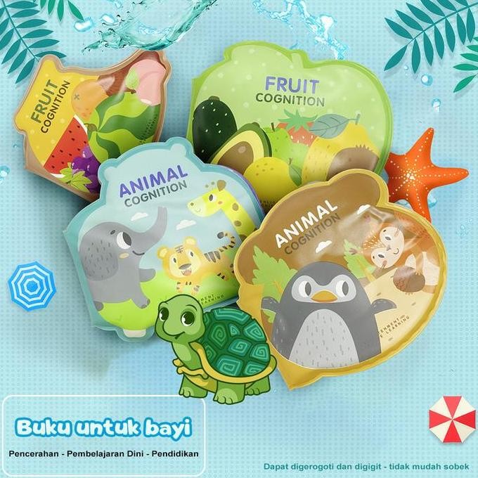 Tersedia Buku Baby Book Soft Book Bayi Bath Book Bathbook Bayi Sensory Book Newborn Busy Book Bath T