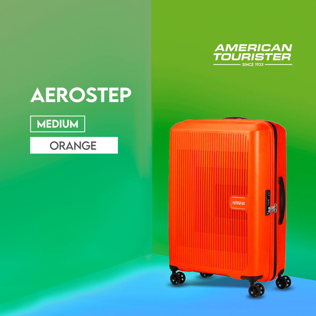 American Tourister Koper Hardcase Aerostep Medium 24" - Orange