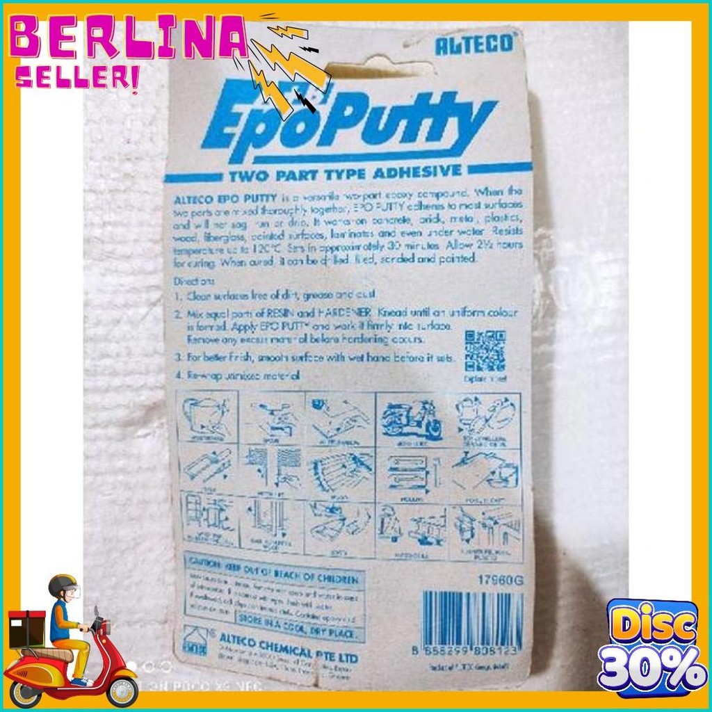 

Lem Epo Putty /Lem Alteco Lem Porting 50 Gram/ Lem Epoxy Terlengkap Dan Termurah