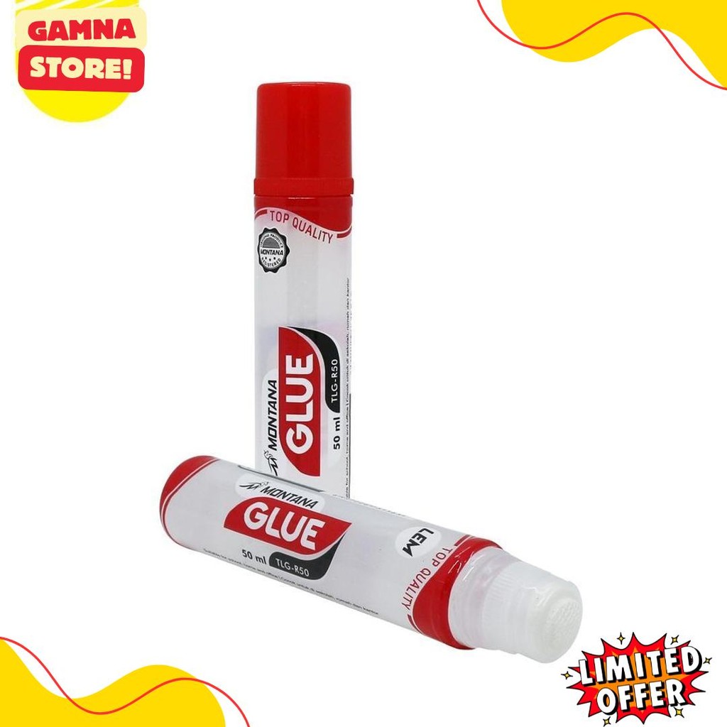 

Montana Lem Cair 50Ml 12 Pcs Liquid Glue Perekat Serbaguna Tlg-R50/Box Flash Sale! Diskon Hingga 70%