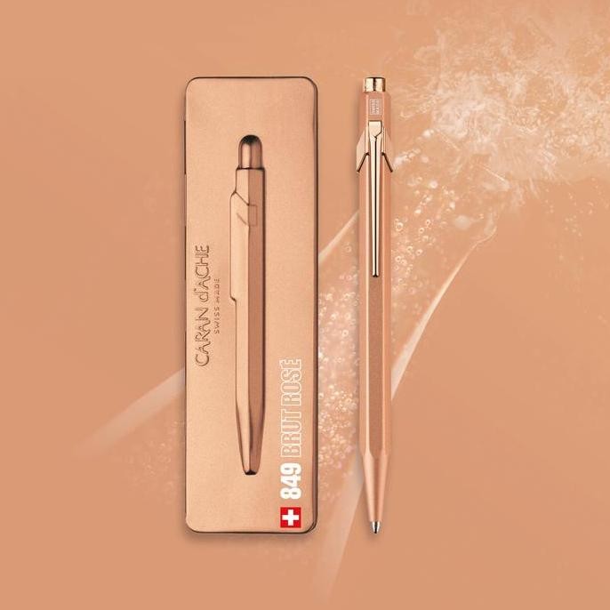 

BEBAS ONGKIR - CARAN DACHE 849 Brut Rose Ballpoint Pen / Pulpen