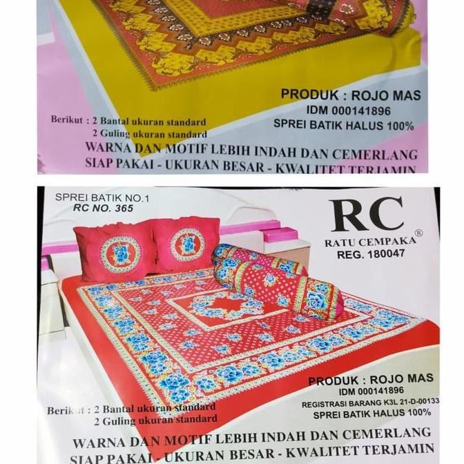SEPRAI SPREI BATIK ORIGINAL RC RATU CEMPAKA