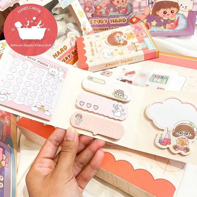 

READY JURNAL 4 IN 1 KODE S001 STUDY HARD Alat Bolpen Stationery Kantor NEW