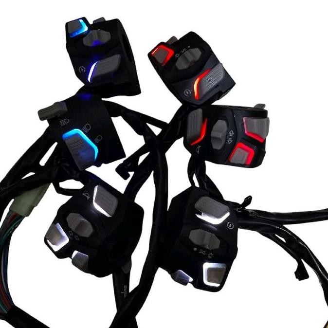 Tersedia saklar motor nyala lampu led saklar vietnam vario pcx aerox nmax beat Gas Kabel Motorcycle