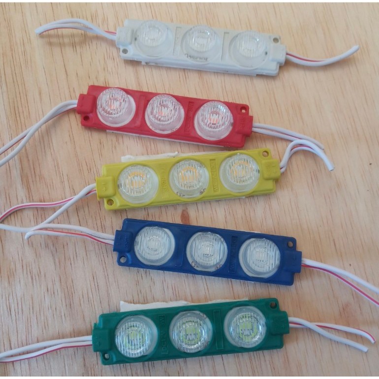 PER  BIJI Lampu LED 3 mata Jumbo 3 watt 12V ( per biji)