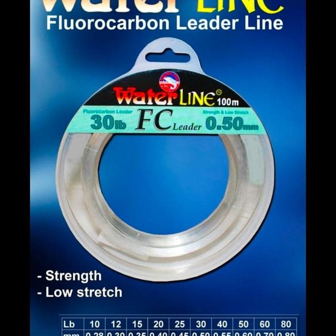 Tersedia Senar pancing leader merk golden fish 100 meter fc waterline flourocarbon