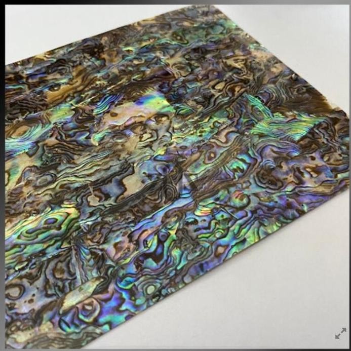 Bahan Inlay Pickguard Abalone Abalon 5mm Lembaran 23x13cm Original
