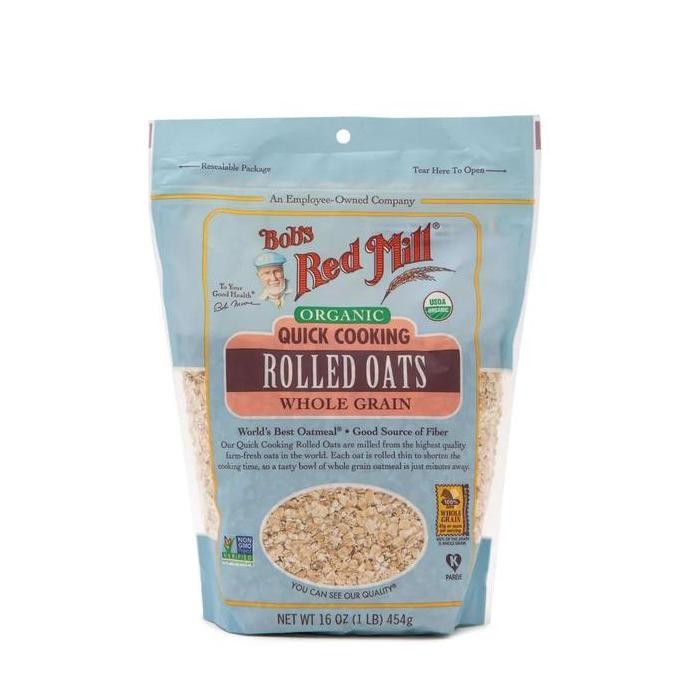 

Bob'S Red Mill Organic Quick Cooking Rolled Oats 907, 454 Gr Terlaris