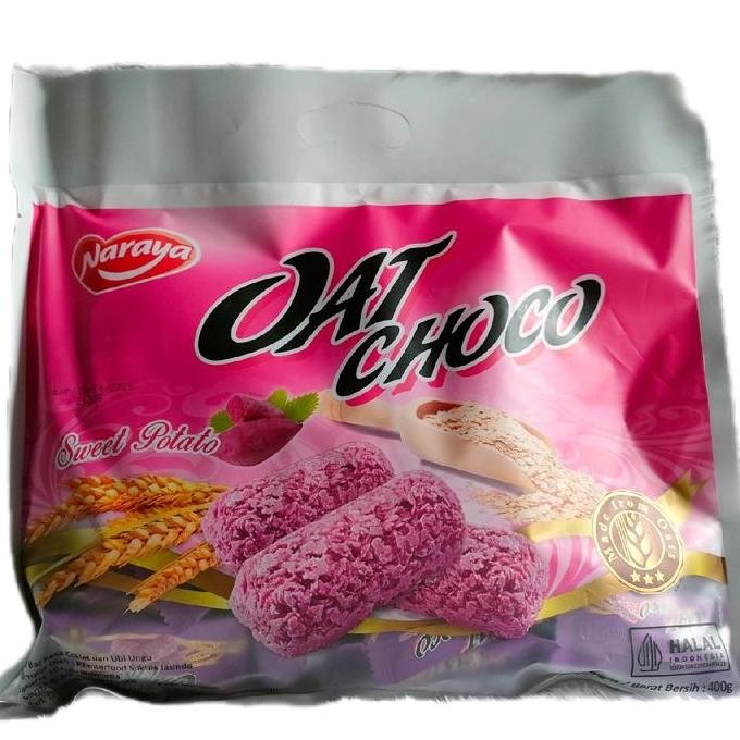 

Naraya Oat Choco Original/Chocolate/Sweet Potato/Strawbery/Teh Hijau 400 Gr Granola Promo