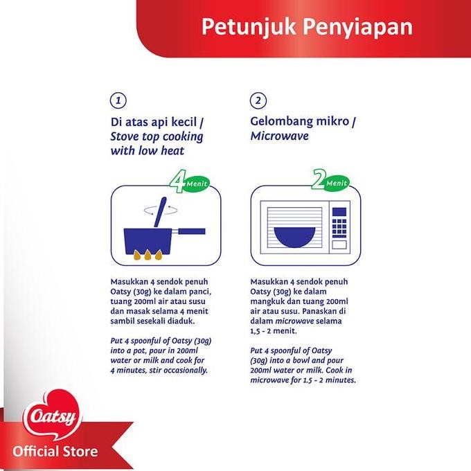 

Oatsy Quick Cook Oatmeal 750G (Triple Pack) Terlaris