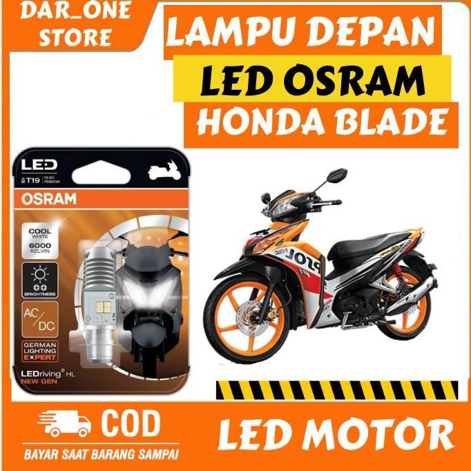 Tersedia Lampu Depan LED Motor Honda Blade Original Osram