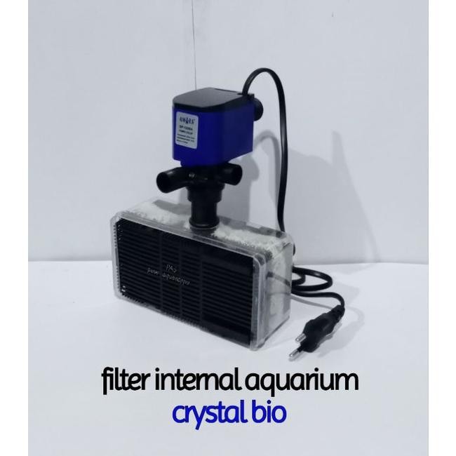 Produk Baru Filter Internal Aquarium Tanpa Kuras - Crystal Bio Ukuran S Semi Undergravel
