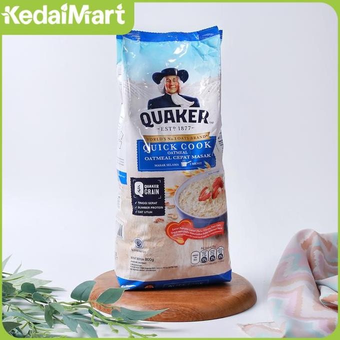 

Quacker Oatmeal Instant Quick Cook Bag 800 Gram Best Seller
