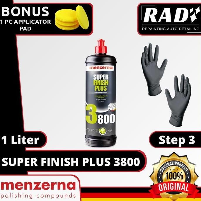 Menzerna Super Finish Plus 3800 1L - Obat Poles Mobil Step 3