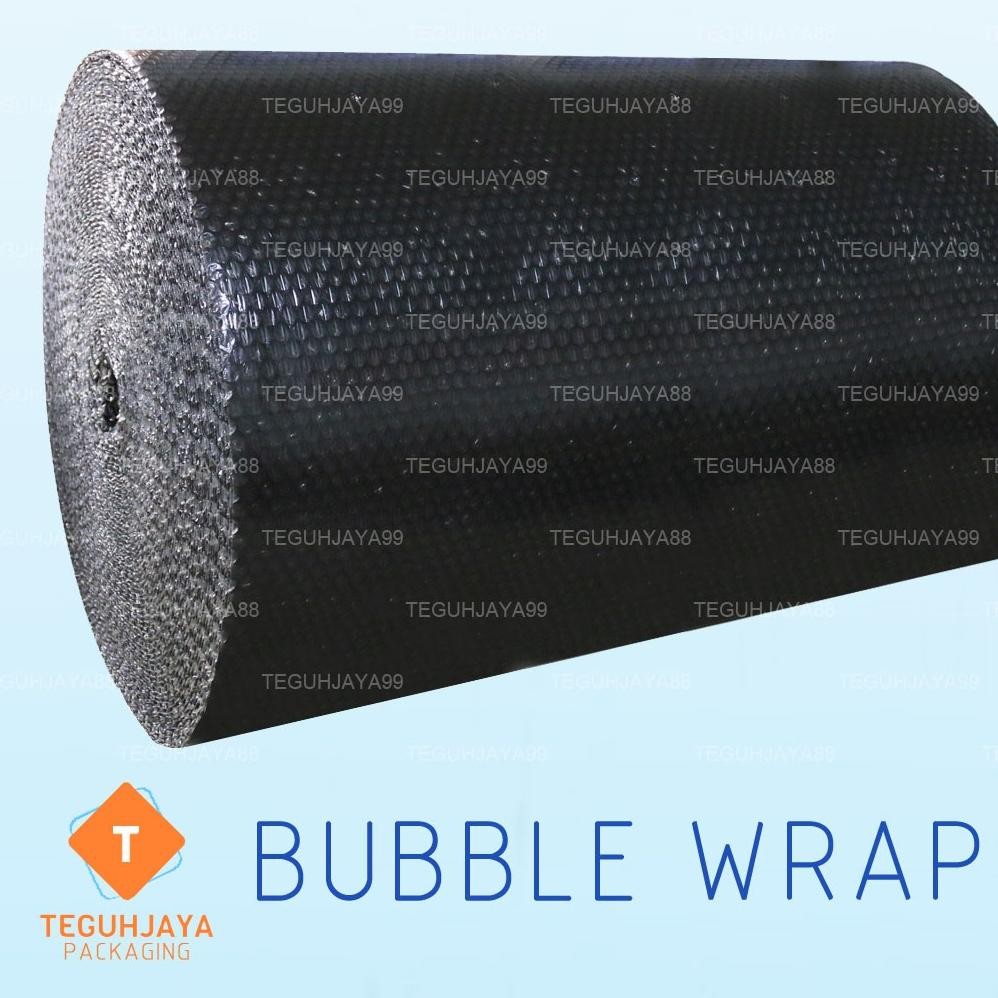 

Produk Baru!! Bubble Wrap Hitam 125cm x 50m Plastik Gelembung Roll Khusus Gojek