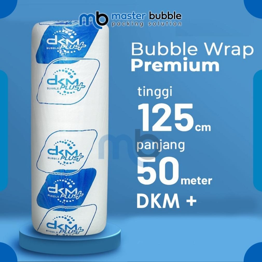 

Produk Baru!! Plastik Bubble Wrap DKM Plus Bening 2.7kg 125cm x 50m - Premium Tebal untuk Packing
