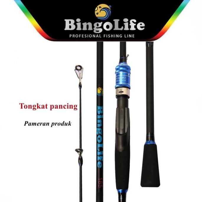 Tersedia Joran Pancing Carbon Joran Spining 165cm Tongkat Pancing 180cm Joran Casting Memancing Rod 