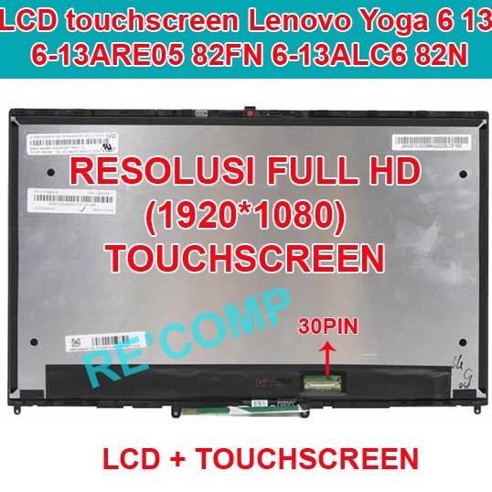 LAYAR LED LCD touchscreen Lenovo Yoga 6 13  6-13ARE05 82FN 6-13ALC6 82N