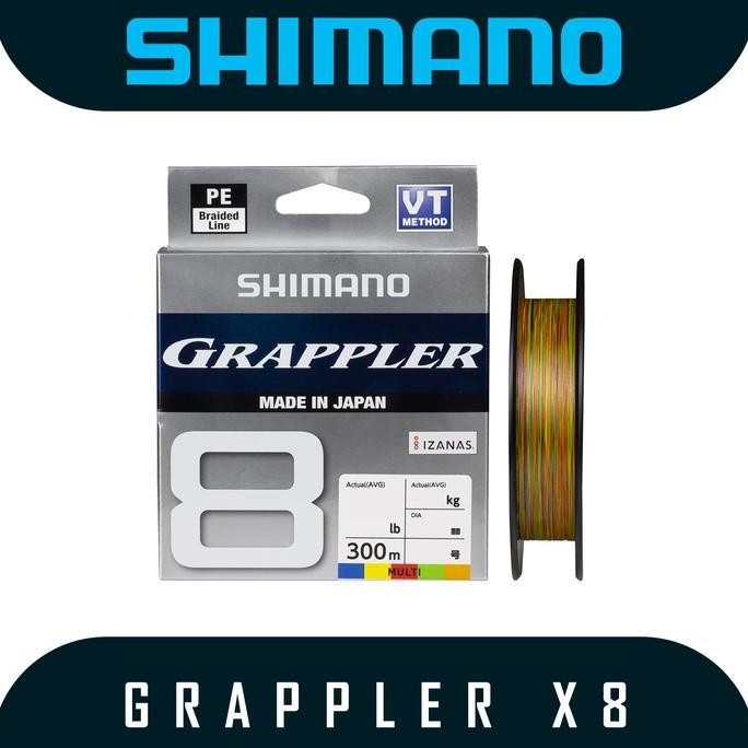 '' Senar Pancing PE Shimano Grappler X8 300m ''