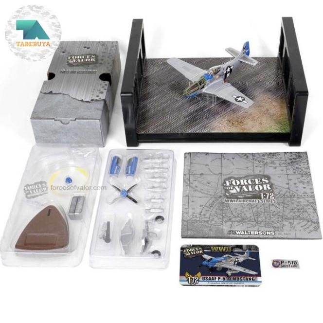 Diecast Pesawat P-51D Mustang John C Meyer Usaf Wwii 1/72 By Fov