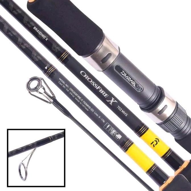 Tersedia Joran Daiwa CrossFire X | 2018 | Spinning | Baitcasting | Alat Pancing Daiwa