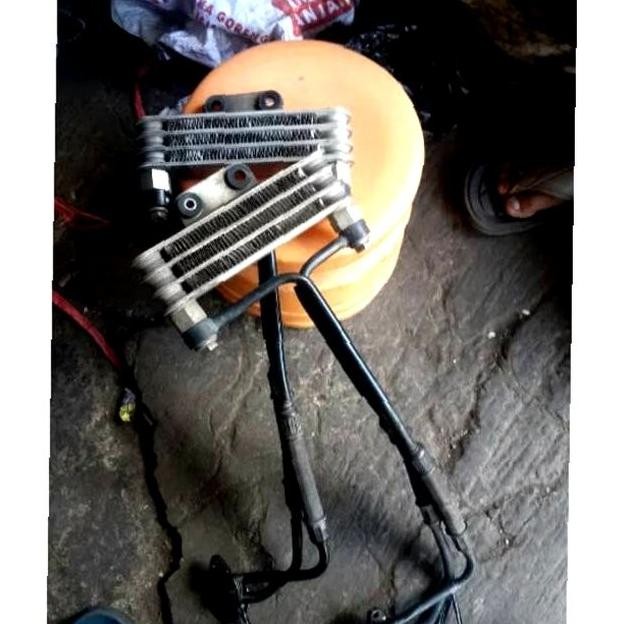Sparepart Otomotif Oil Coler Satria Fu Original Copotan Motor  widkz