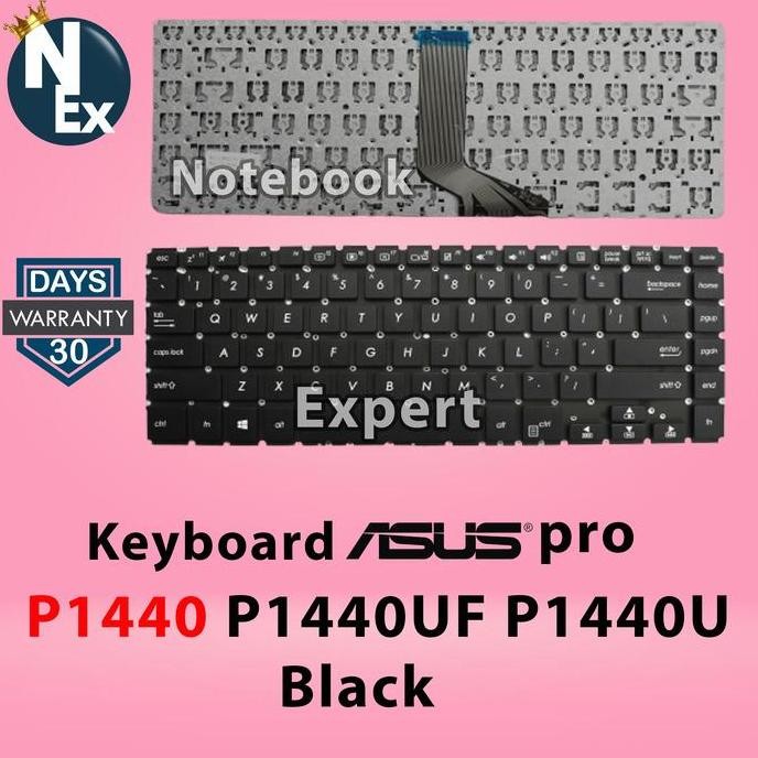 KEYBOARD ASUS PRO P1440 P1440UF P1440U - HITAM