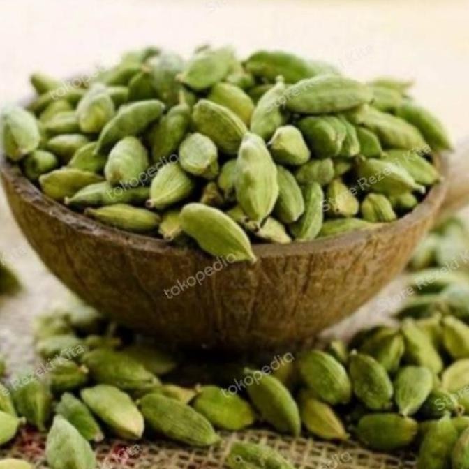 

Kapulaga Hijua Arab India Premium 250 Gram Green Cardamom 250 Gram