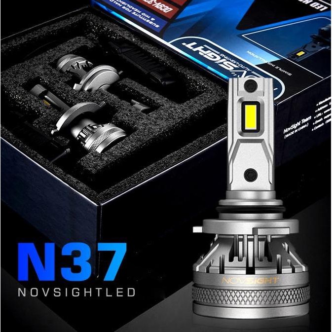 Tersedia LAMPU LED MOBIL NOVSIGHT N37 Headlight H4 H11 9006 120W