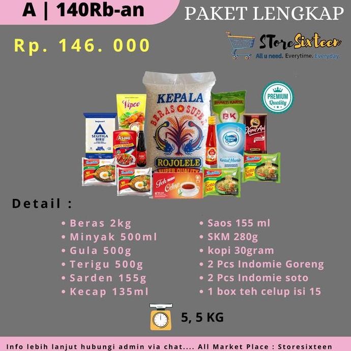 

Paket Sembako Lengkap Banget A