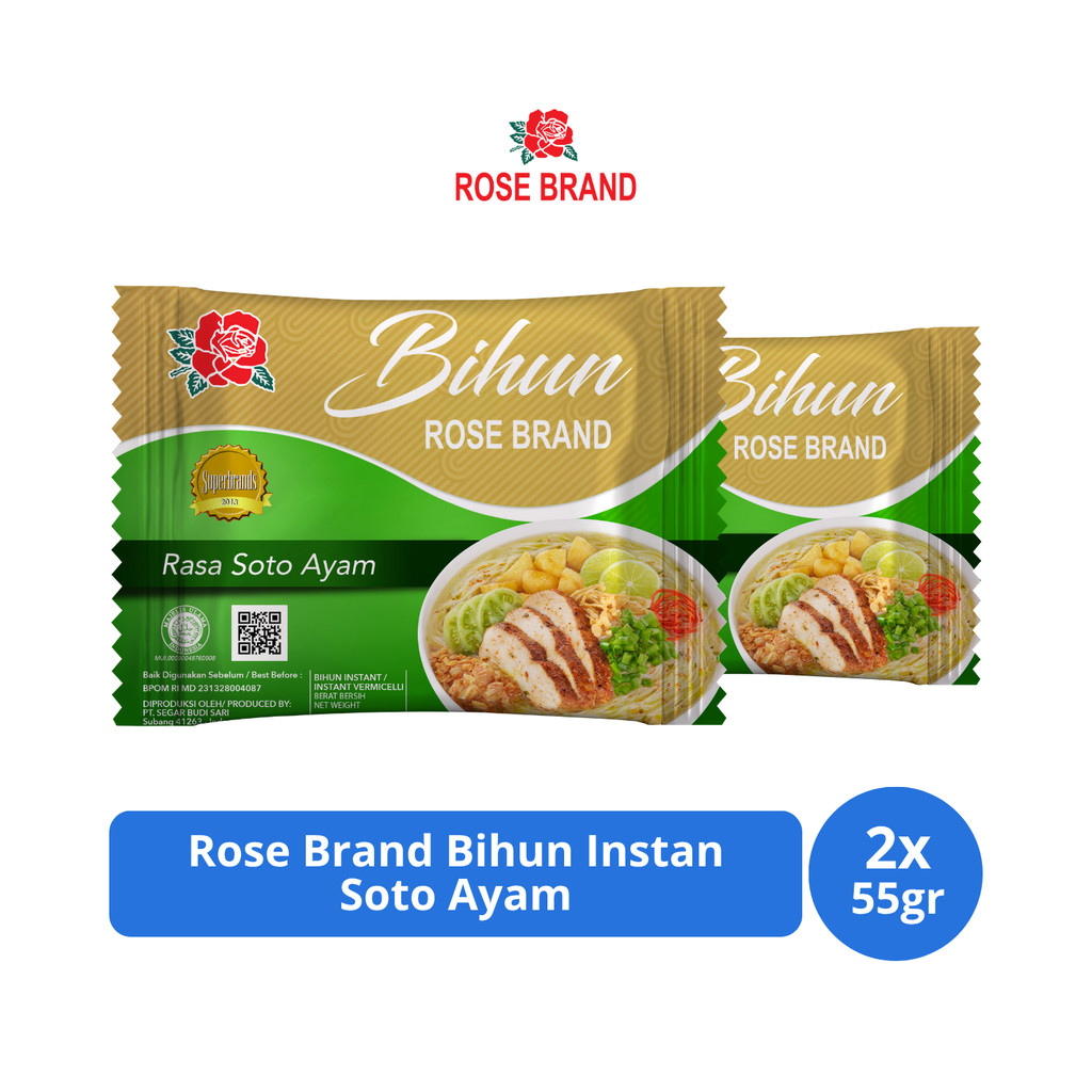 

Rose Brand Bihun Instan Soto Ayam 55gr x 2 pcs
