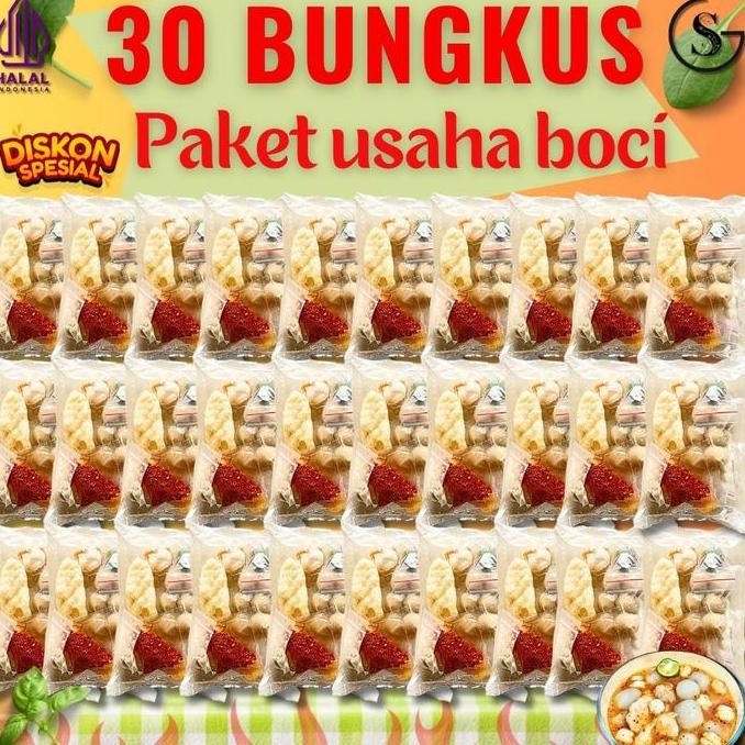 

30 Bungkus Baso Aci Paket Hemat Usaha Hotpot Instan Food Pedas Kuah Seblak Makanan
