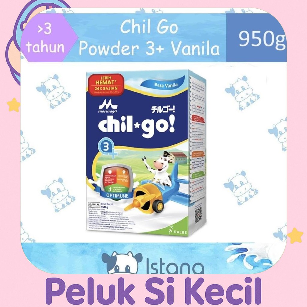 

Gratis Ongkir Morinaga Chil Go 3+ Susu Bubuk Vanila 950 Gr