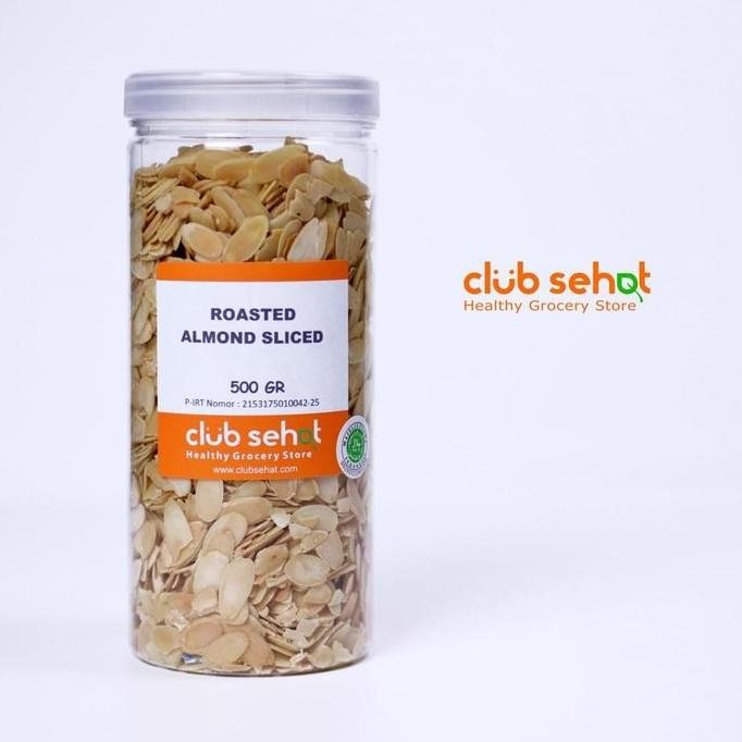 

Club Sehat - Roasted Almond Sliced 500Gr