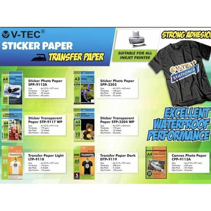 

baru Kertas Transfer Paper Sablon A4 150 Gsm