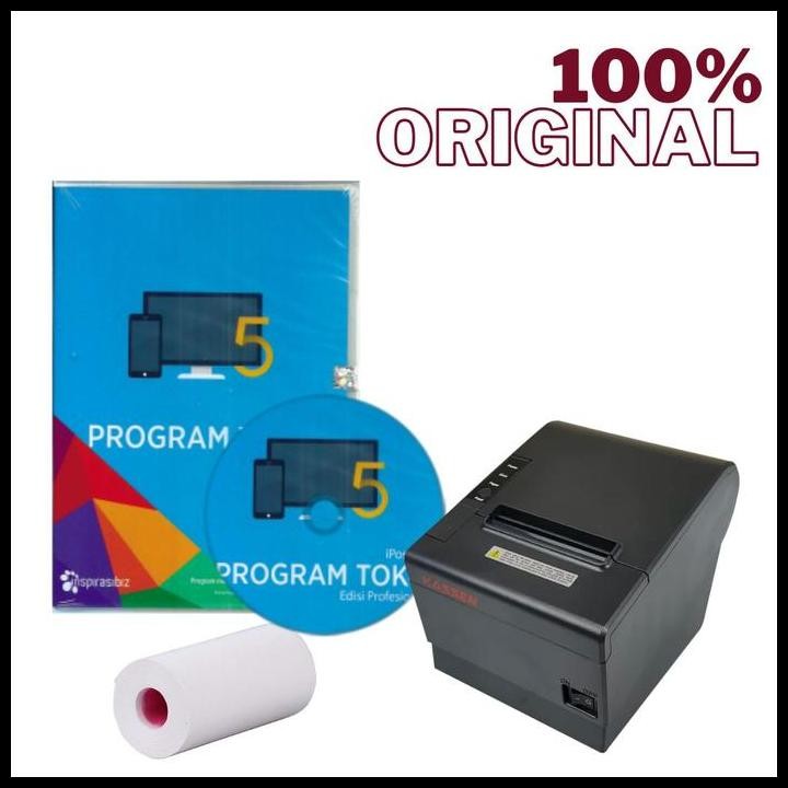 Terlaris Paket Ipos 5 Profesional Kasir Free Mini Printer 80Mm Dan Kertas Roll Good Quality