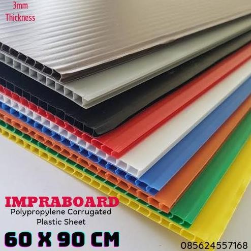 

baru Impraboard / Inpraboard / PP Board 3mm 60 x 90 cm Sheet Terlaris