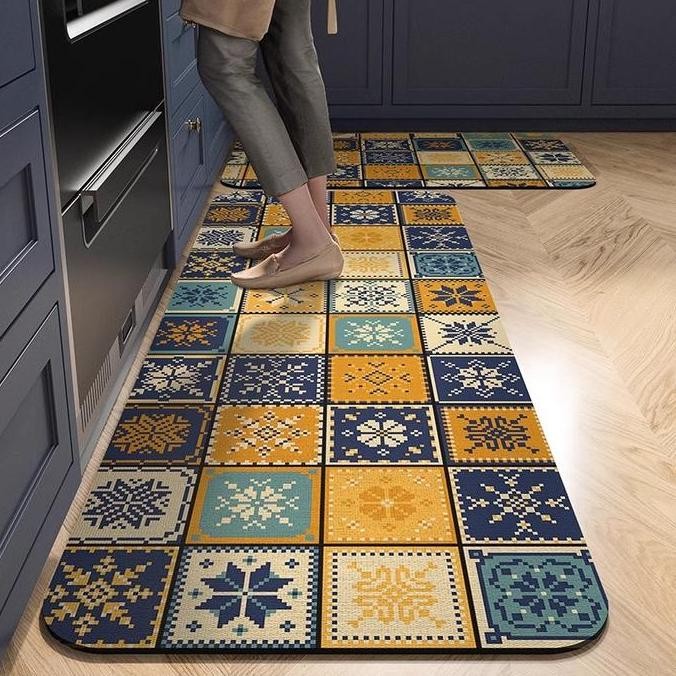 ready hot saleBAIYI keset dapur tahan air dan tahan minyak,Keset dapur,keset dapur tanpa cuci,keset 