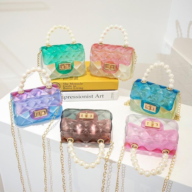 Promo Tas Selempang Mini Jelly Anak Dan Remaja Motif Transparan Lucu Tas Wanita Jelly Bag.