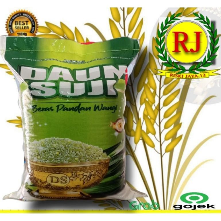 

ready RJ-BERAS CAP DAUN SUJI(LITERAN)@5,10&20LITER murah