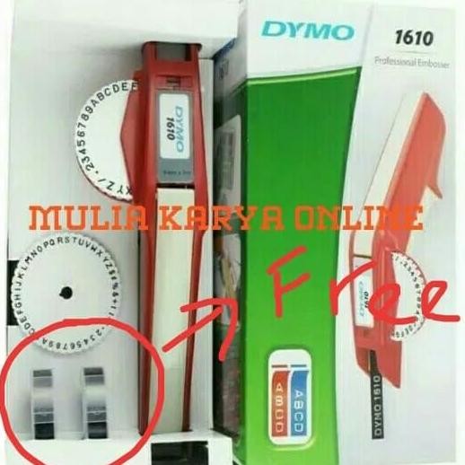 Mesin Dymo 1610 Label Maker Embos Dymo 1610