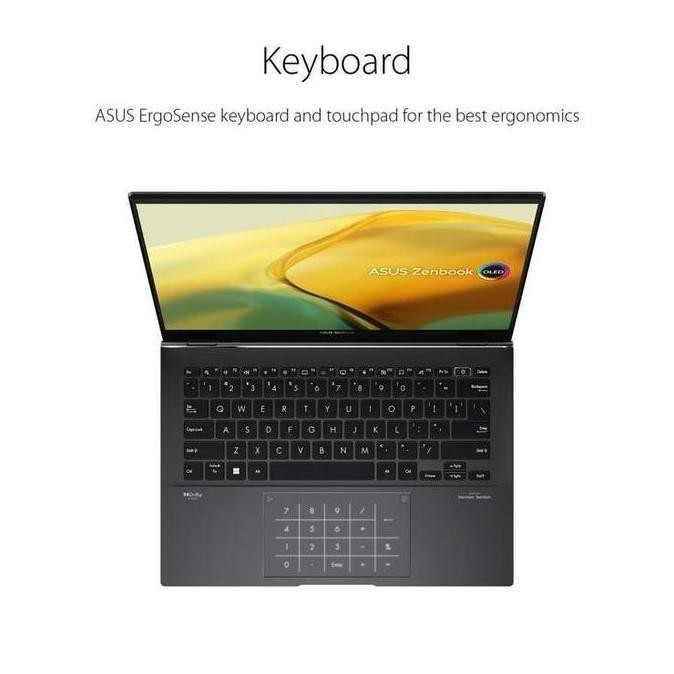 Asus Zenbook 14 OLED UM3402YA Touch Ryzen 7 7730 16GB 1TB W11 14" 2.8K