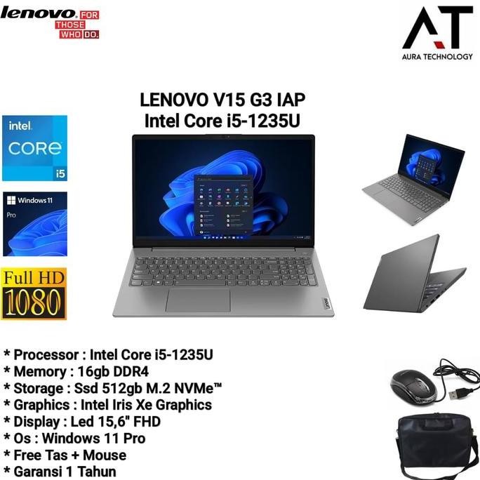 LENOVO IDEAPAD SLIM 3 i5-1235U 16GB SSD 512GB 15,6" FHD WIN 11 PRE