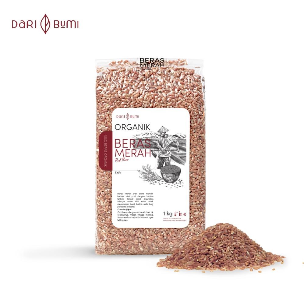 

ready Dari Bumi Beras Merah Organik 1 Kg Premium Pure murah