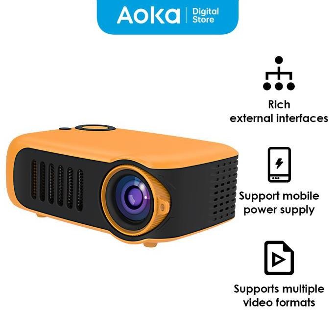 Deli Aoka Proyektor Mini / Infokus / Projector HD 1080 VS6001