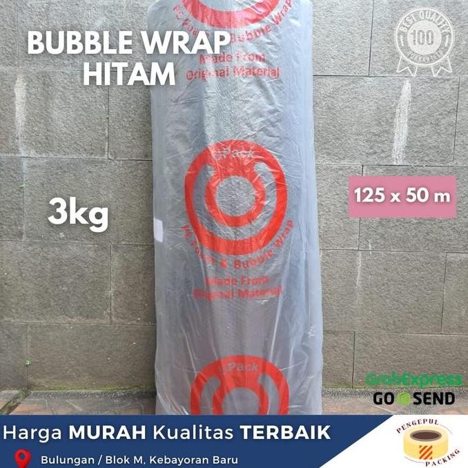 

ready stock BUBBLE WRAP UPACK 3KG PREMIUM 125 CM X 50 M