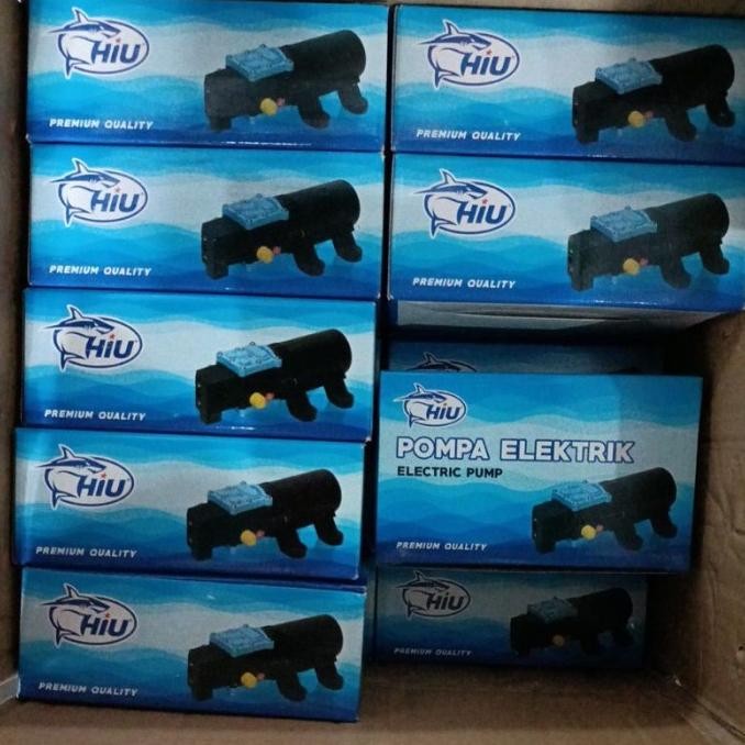 (Expert) pompa air dc 12 volt 5 LPM HIU soket soket