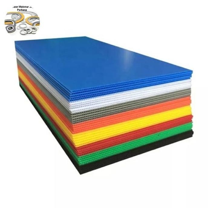 

baru PP Corrugated Board ( Imprabord Lembaran ) Infraboard Sheet 3mm x 100cm x 150cm